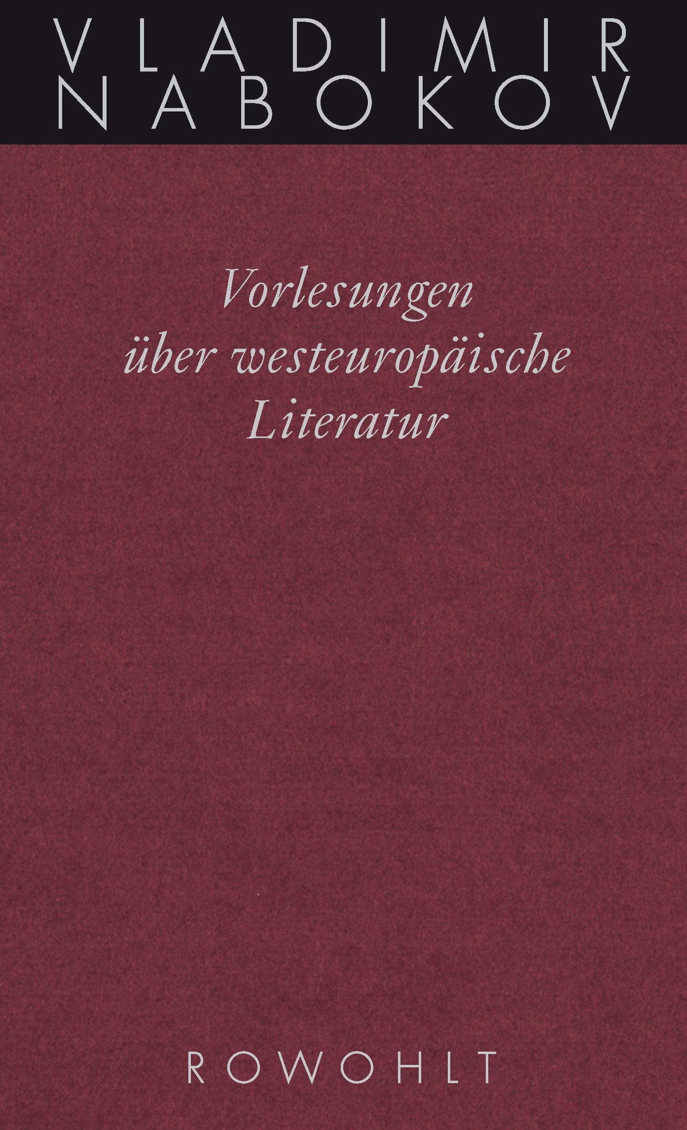 Vorderes Coverbild Gesammelte Werke. Band 18: Vorlesungen über westeuropäische Literatur