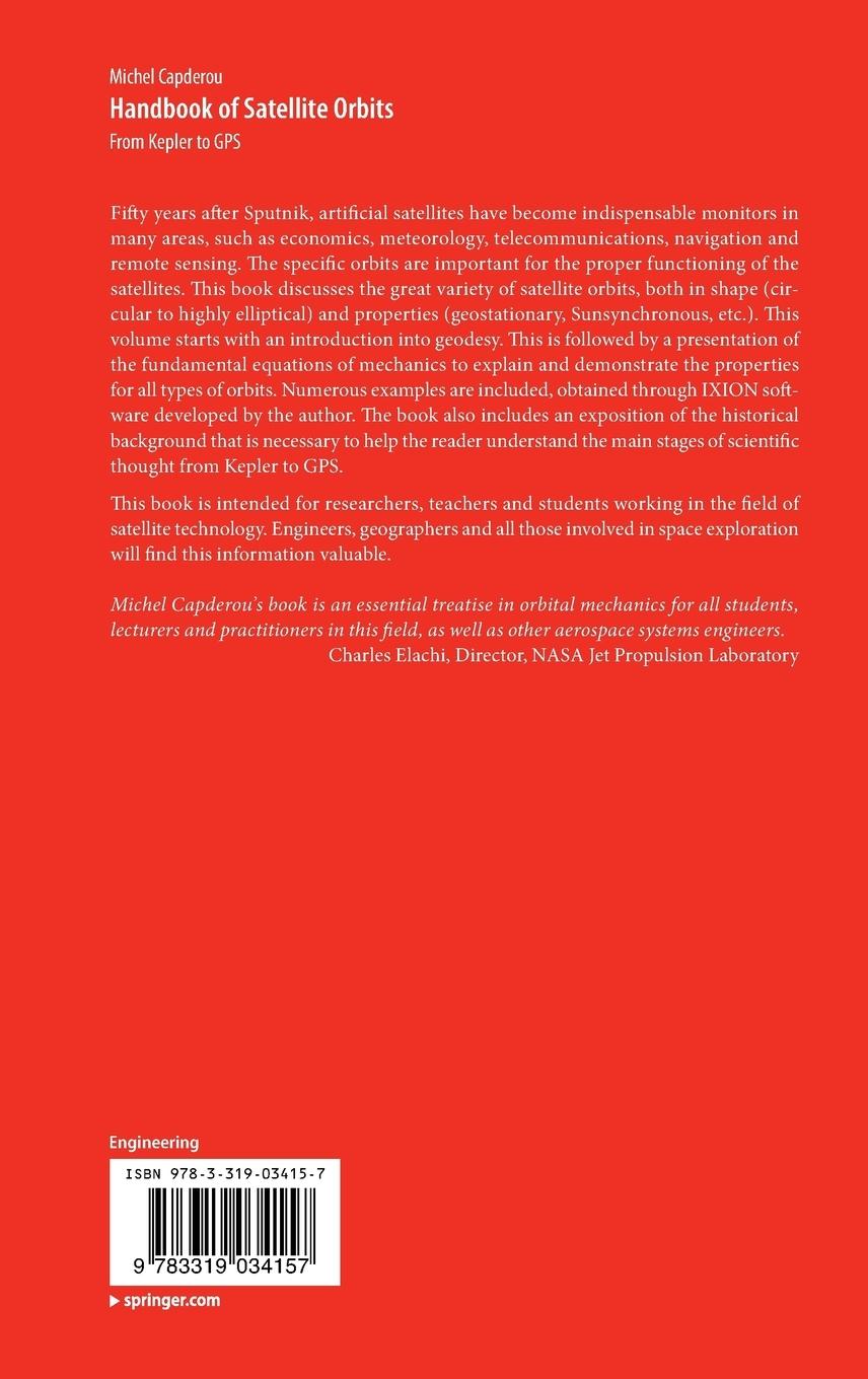 Rückseitencover Handbook of Satellite Orbits