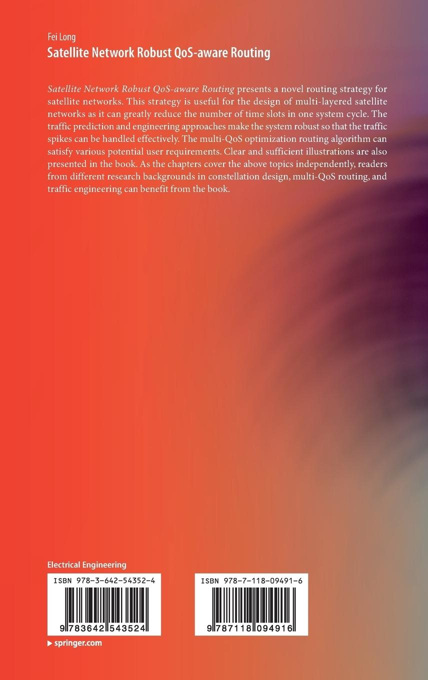 Rückseitencover Satellite Network Robust QoS-aware Routing