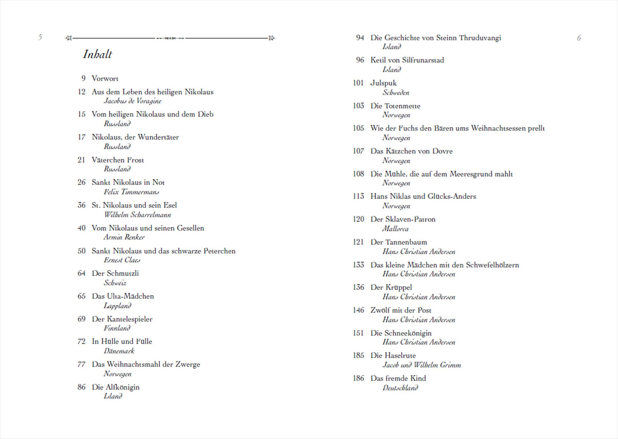 Beispielinhalt (Bild) Weihnachtsmärchen aus aller Welt (Neuausgabe)