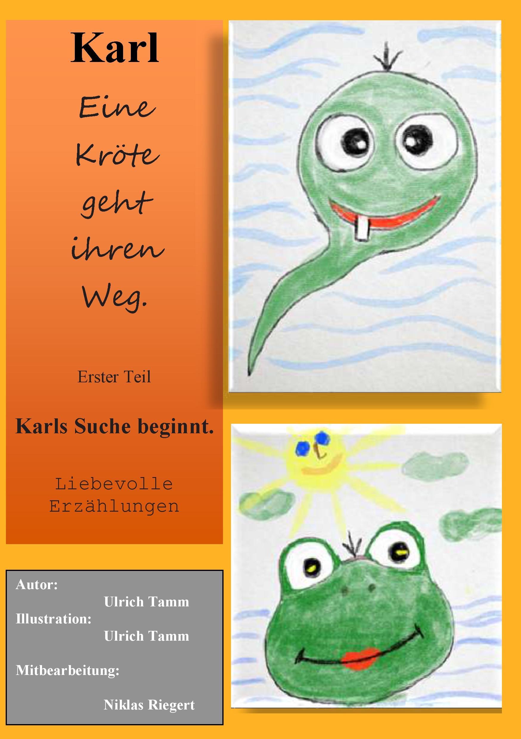 Vorderes Coverbild Karl, eine Kröte geht ihren Weg
