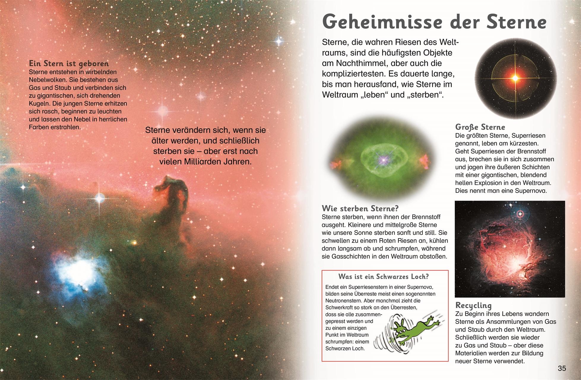 Beispielinhalt (Bild) memo Kids. Weltraum