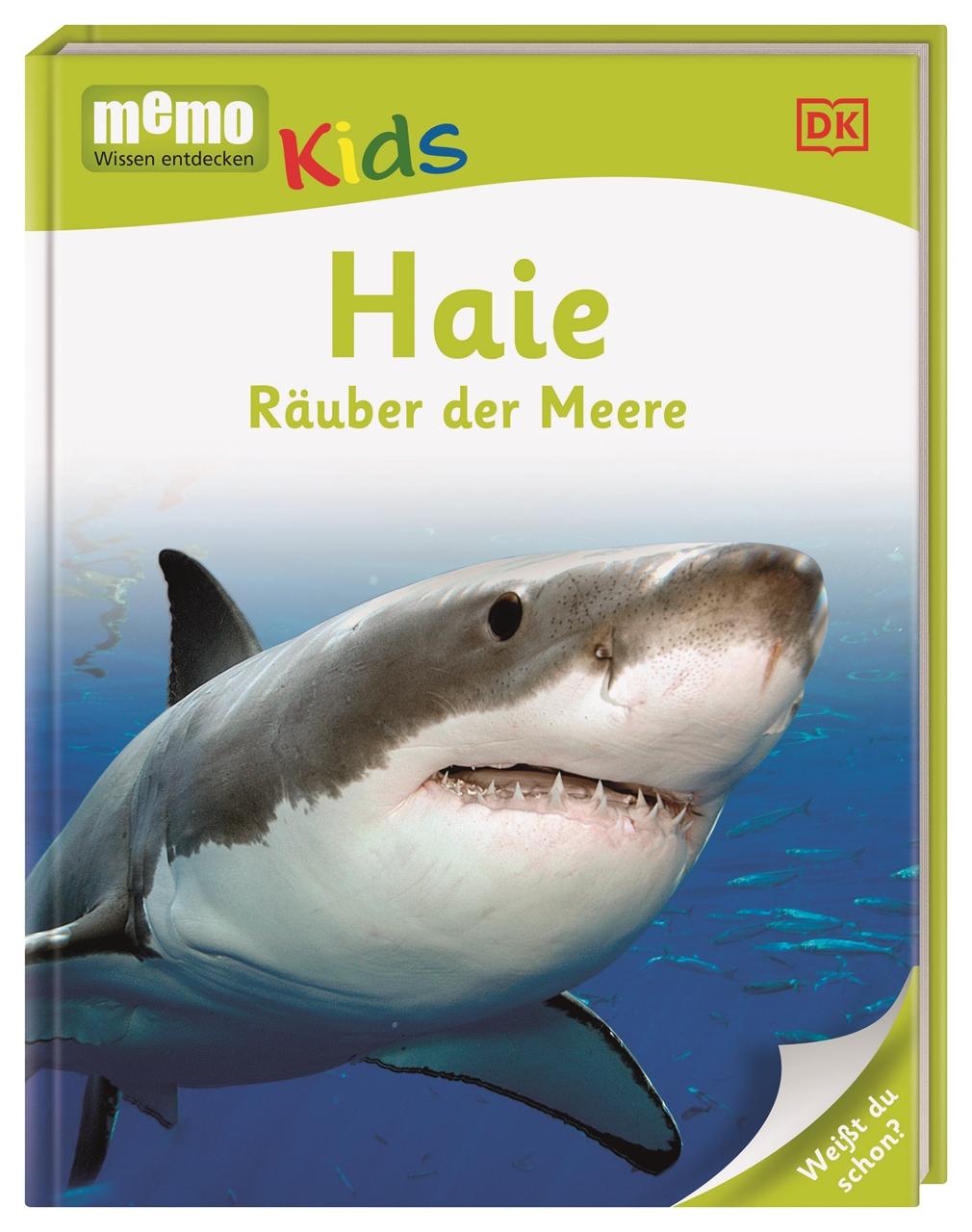 Vorderes Coverbild memo Kids. Haie
