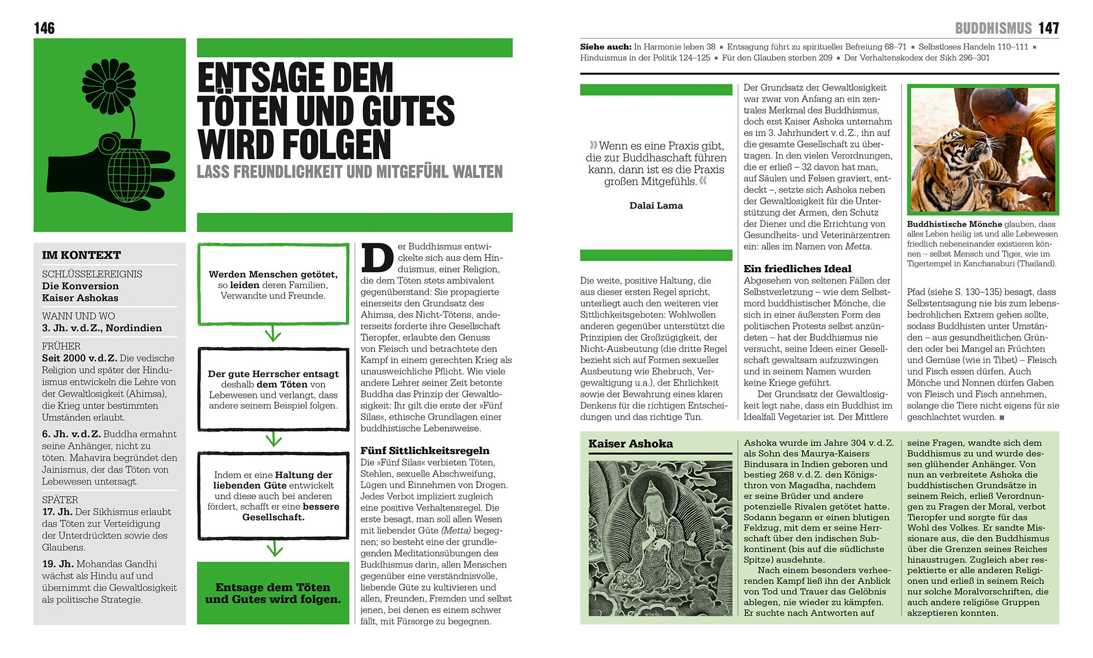 Beispielinhalt (Bild) Das Religionen-Buch