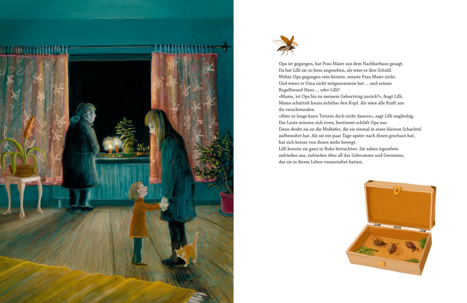 Beispielinhalt (Bild) Nie mehr Wolkengucken mit Opa?