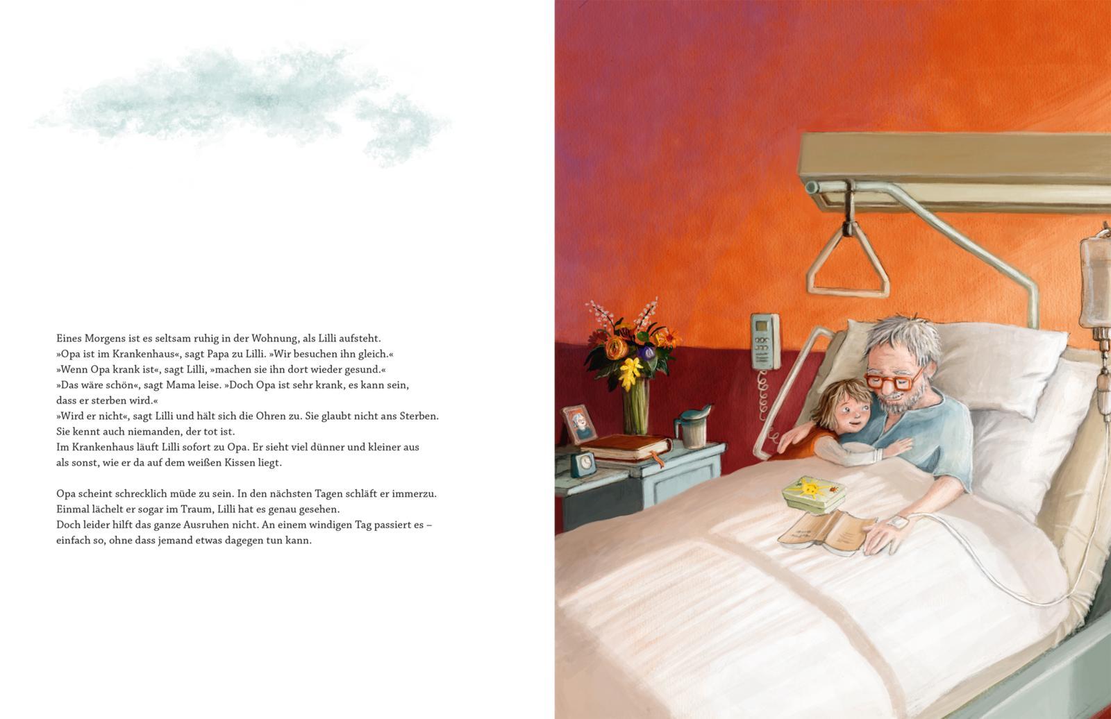 Beispielinhalt (Bild) Nie mehr Wolkengucken mit Opa?