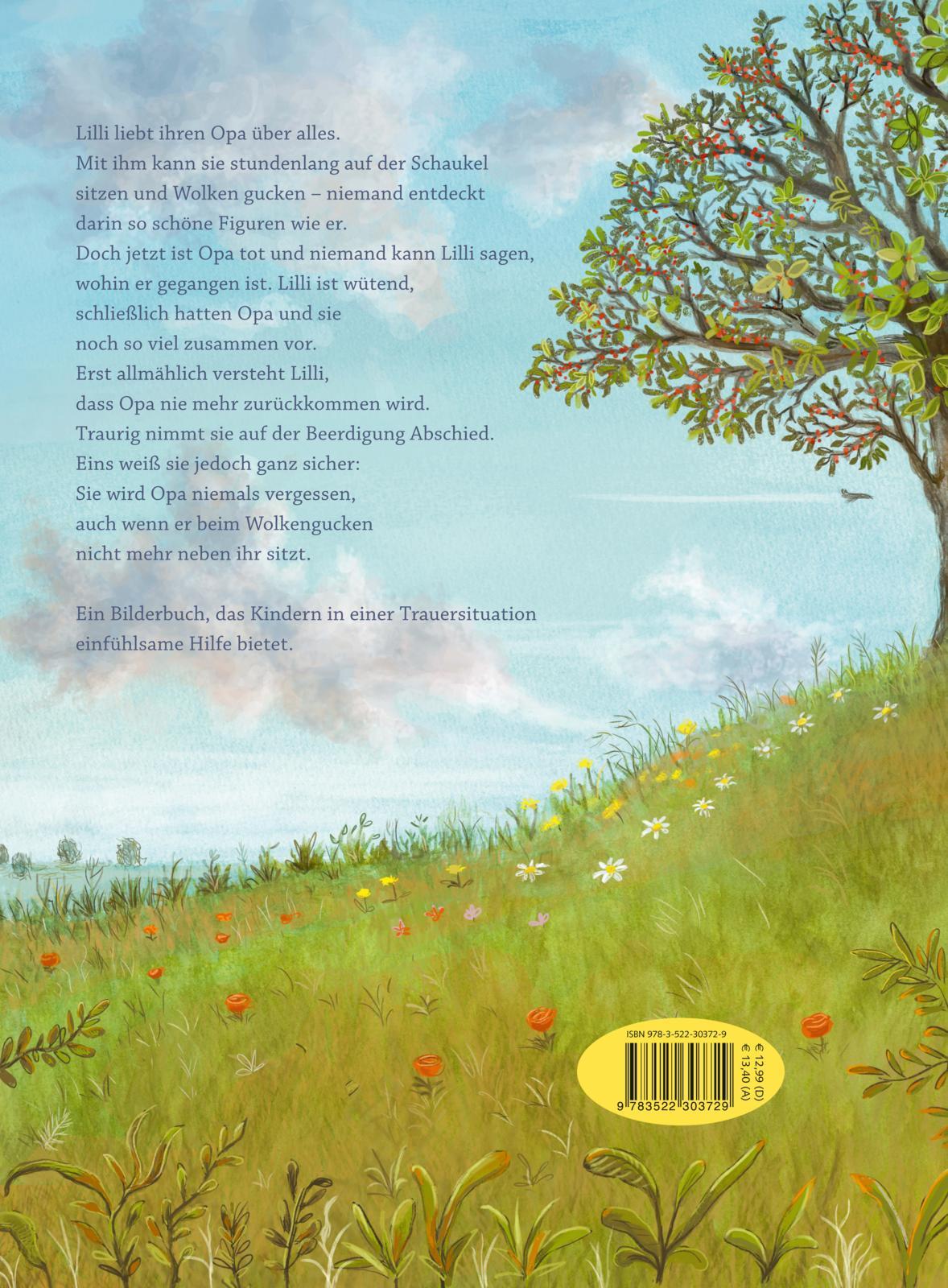 Rückseitencover Nie mehr Wolkengucken mit Opa?