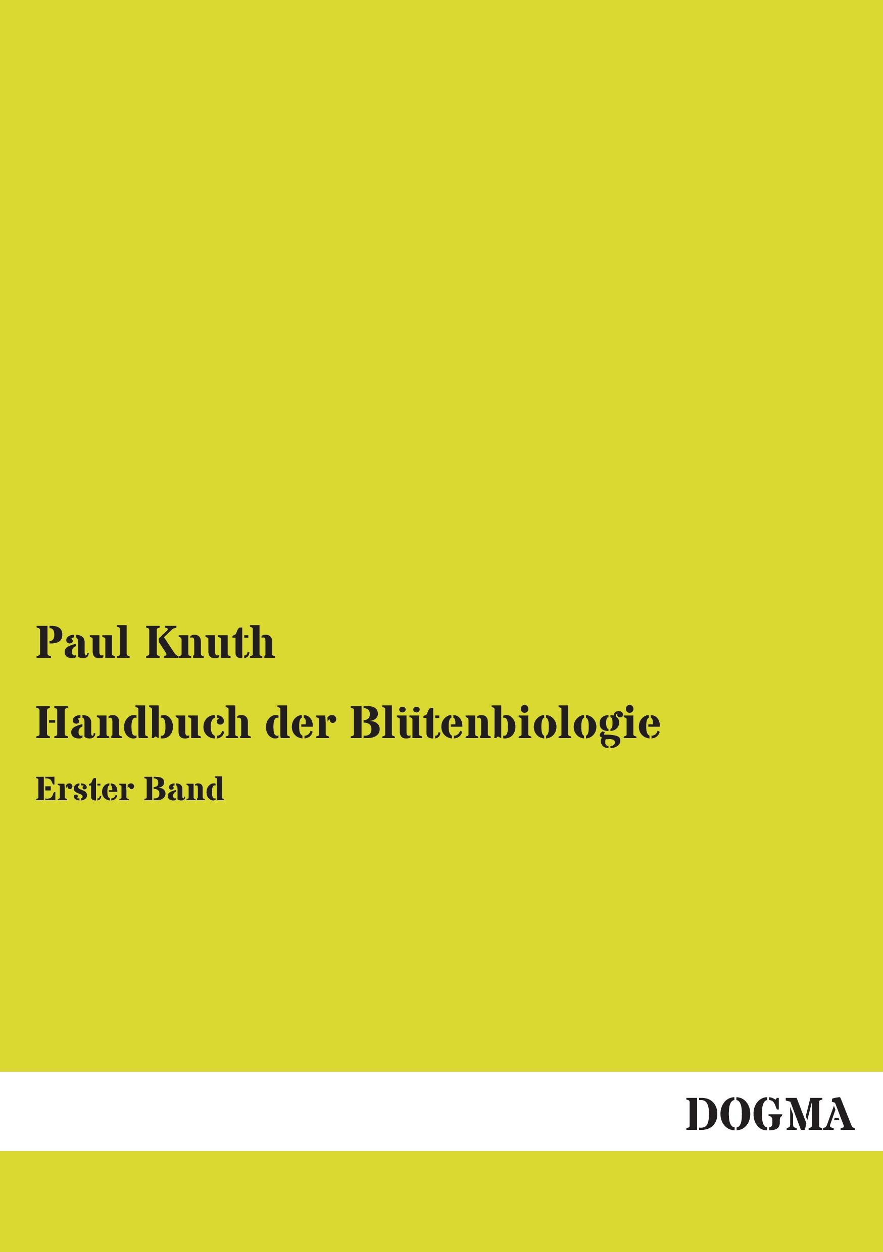 Vorderes Coverbild Handbuch der Blütenbiologie