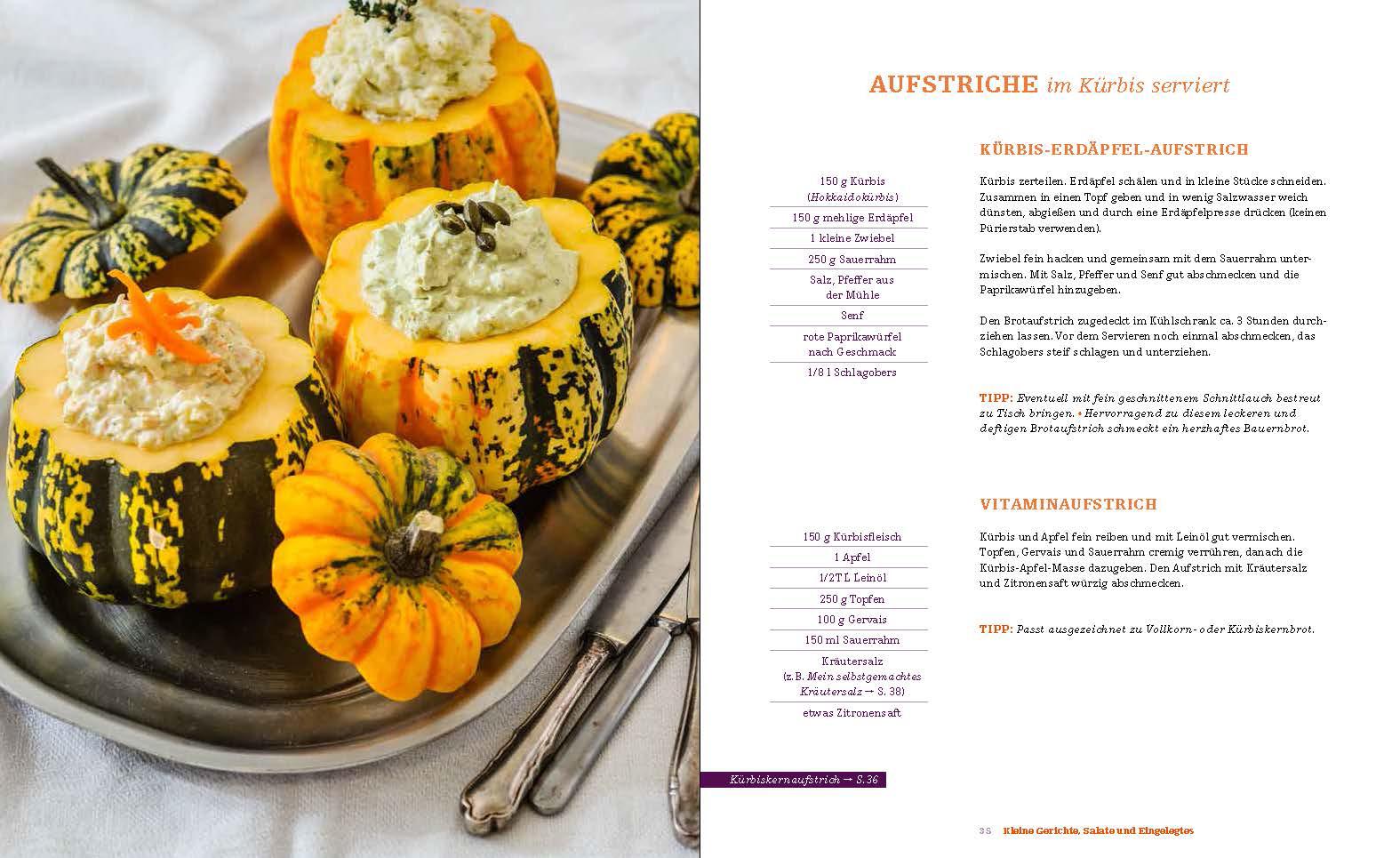 Beispielinhalt (Bild) Kürbis, M: 120 geniale Rezeptideen