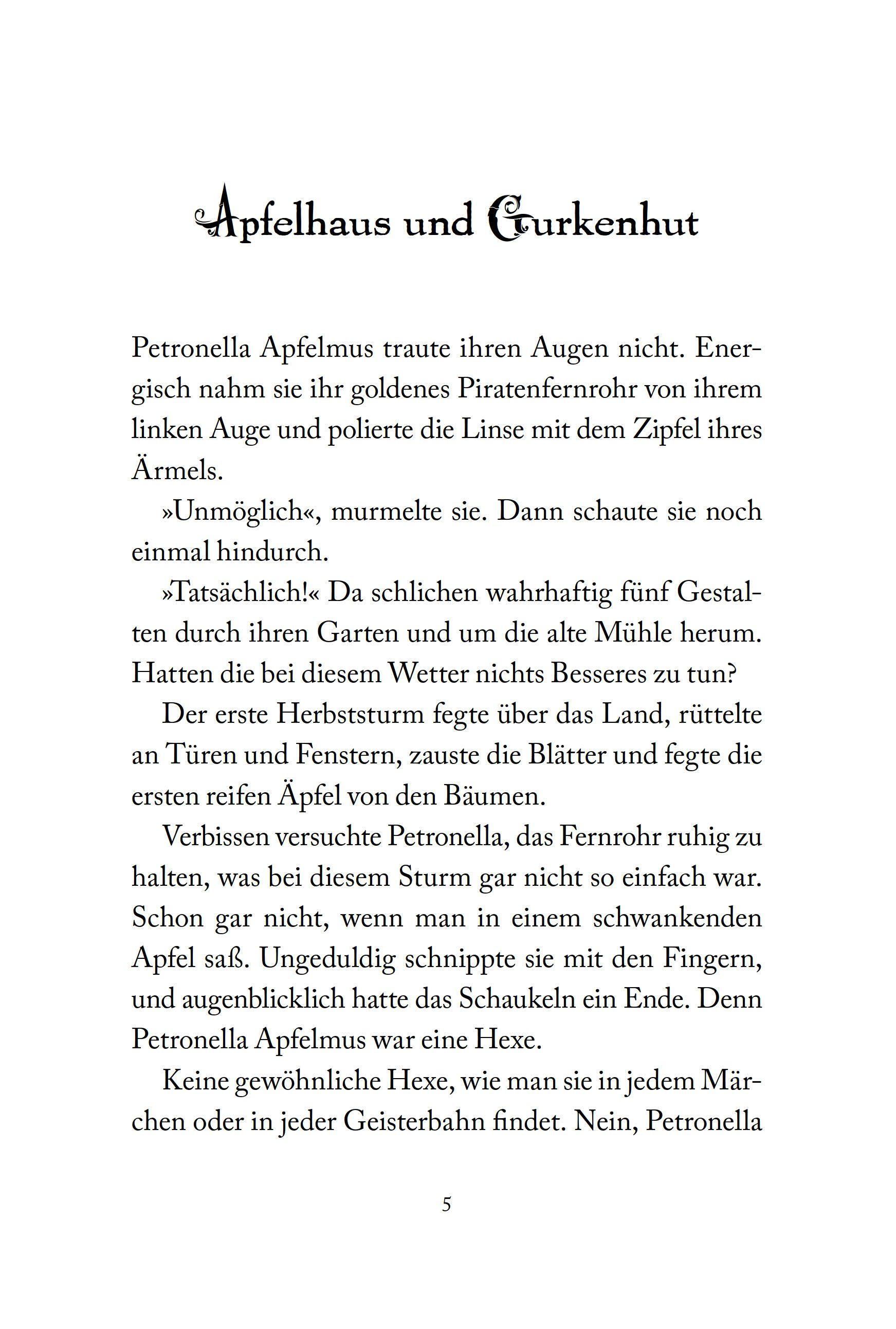 Beispielinhalt (Bild) Petronella Apfelmus 01 - Verhext und festgeklebt