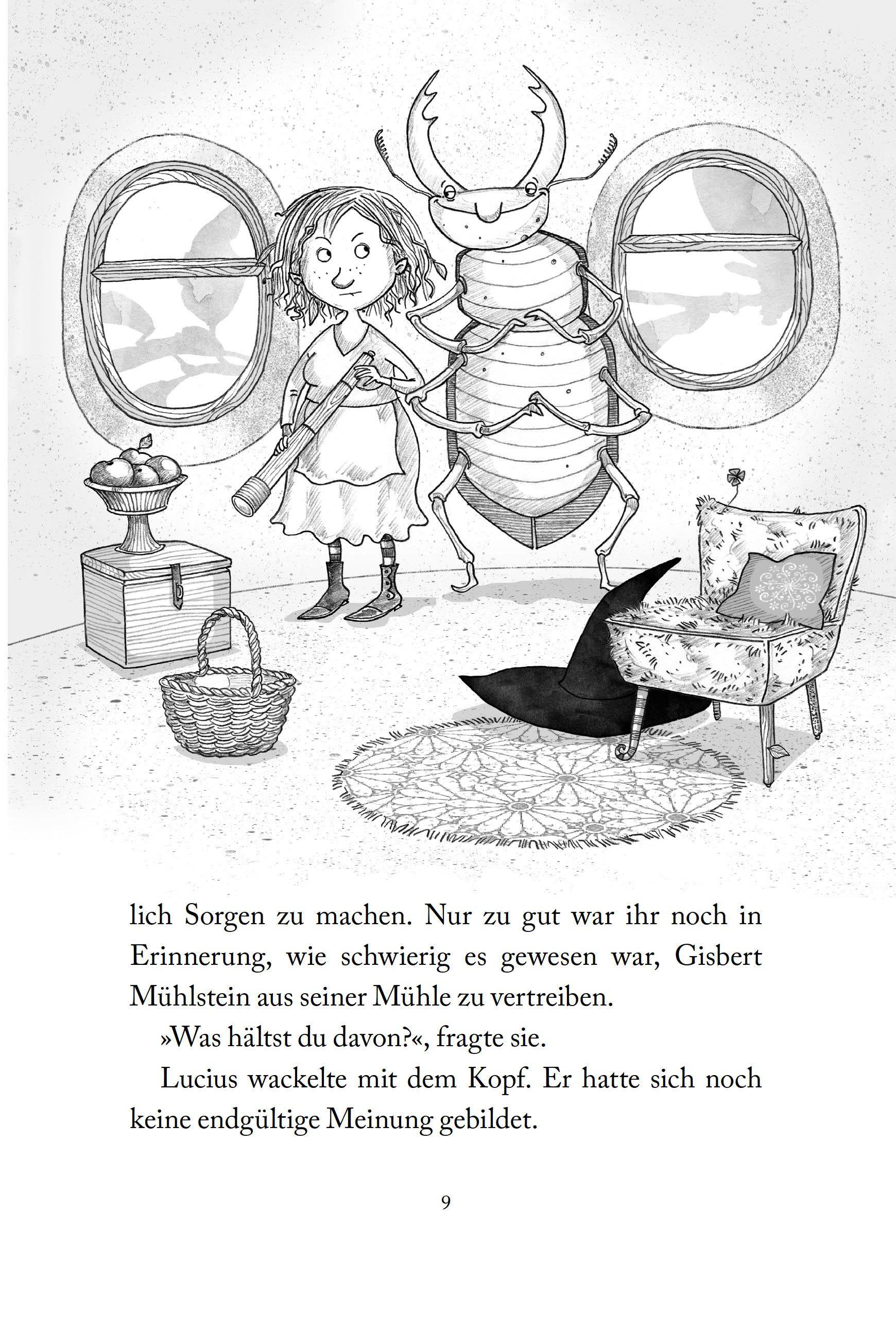 Beispielinhalt (Bild) Petronella Apfelmus 01 - Verhext und festgeklebt