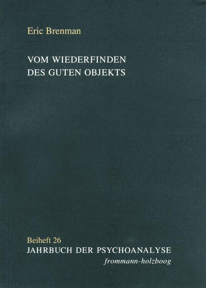 Vorderes Coverbild Vom Wiederfinden des guten Objekts