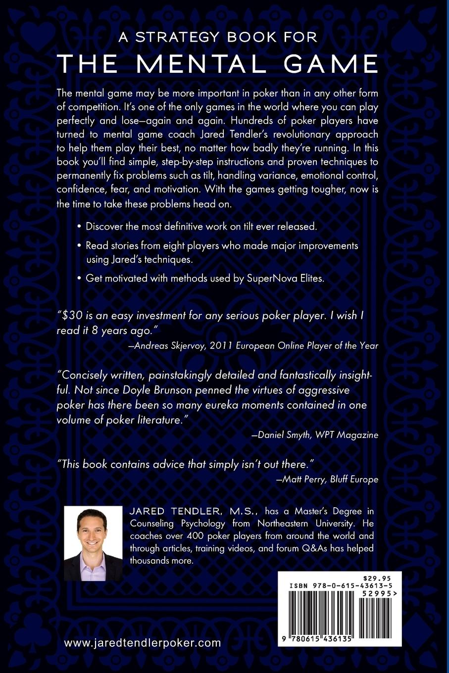 Rückseitencover The Mental Game of Poker