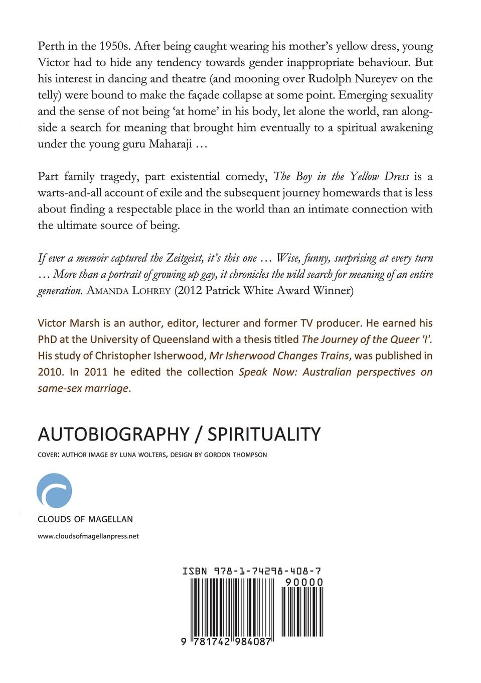 Rückseitencover The Boy in the Yellow Dress