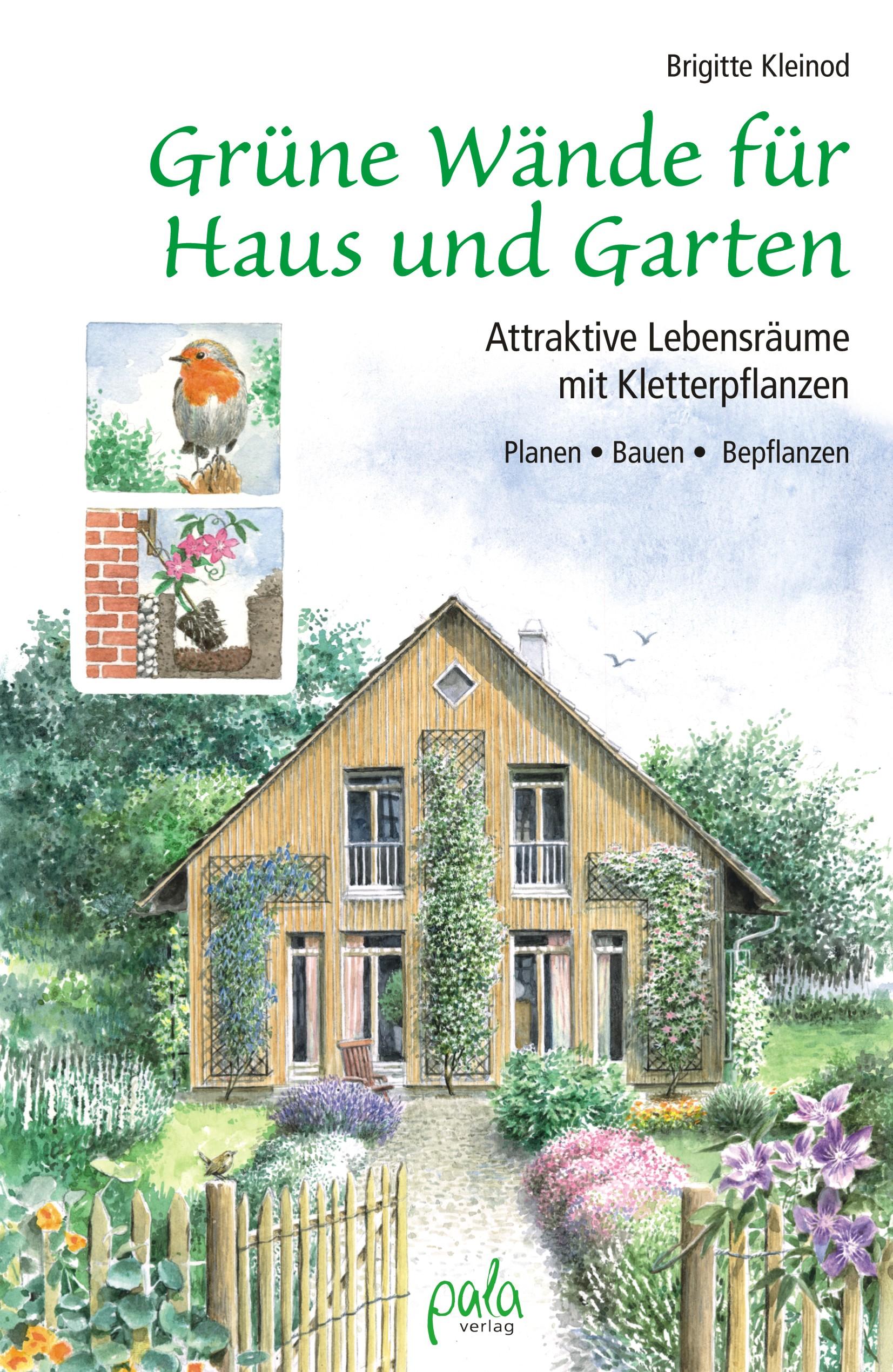 Vorderes Coverbild Grüne Wände für Haus und Garten