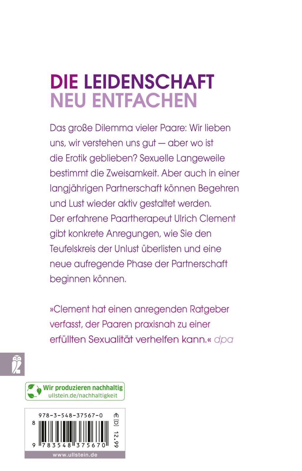Rückseitencover Guter Sex trotz Liebe