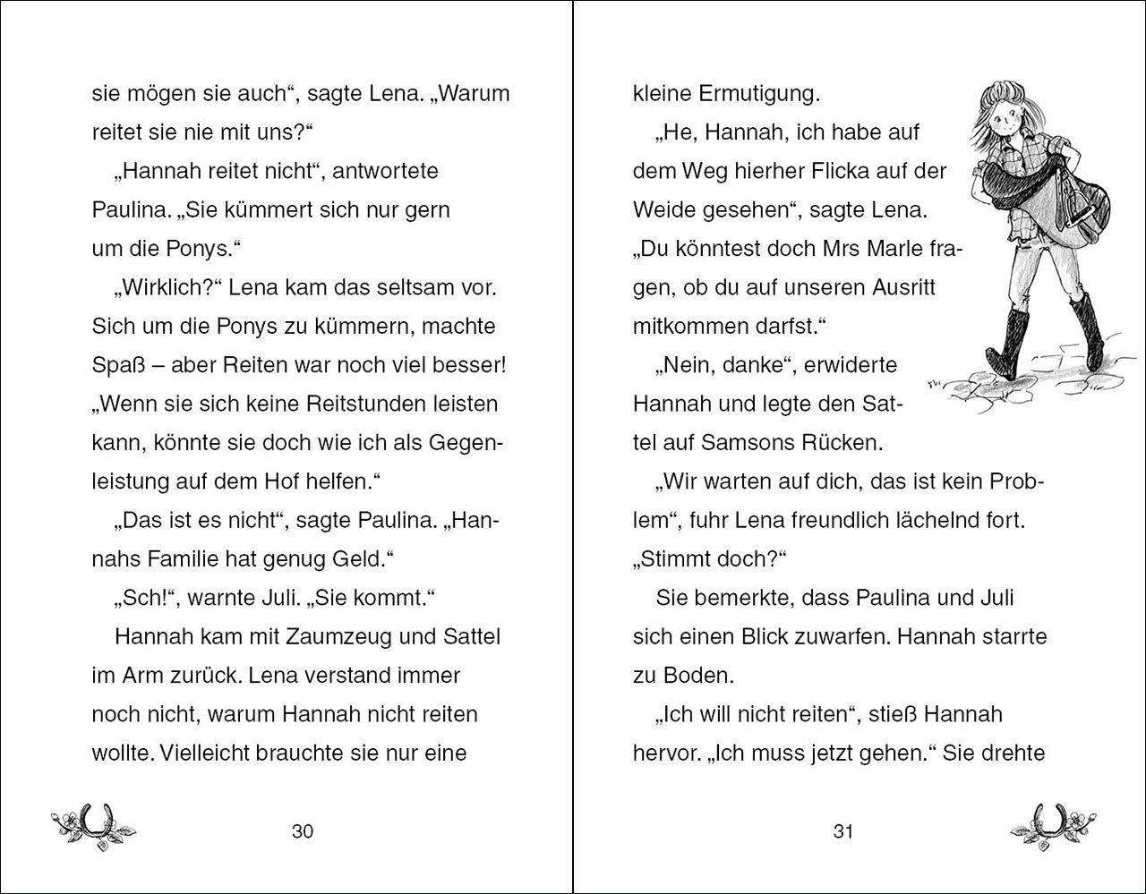 Beispielinhalt (Bild) Ponyhof Apfelblüte 04. Hannah und Pinto