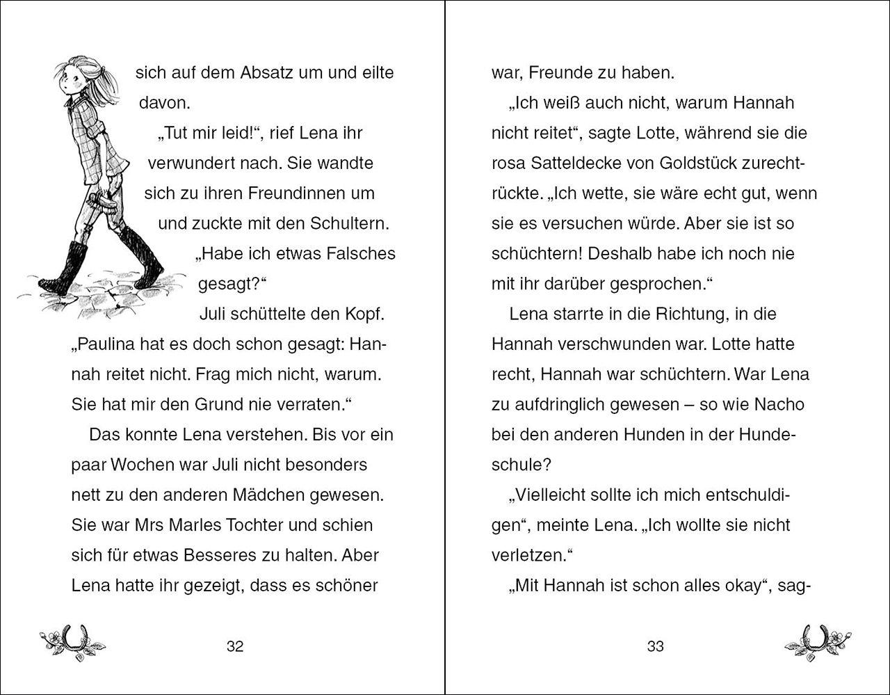 Beispielinhalt (Bild) Ponyhof Apfelblüte 04. Hannah und Pinto