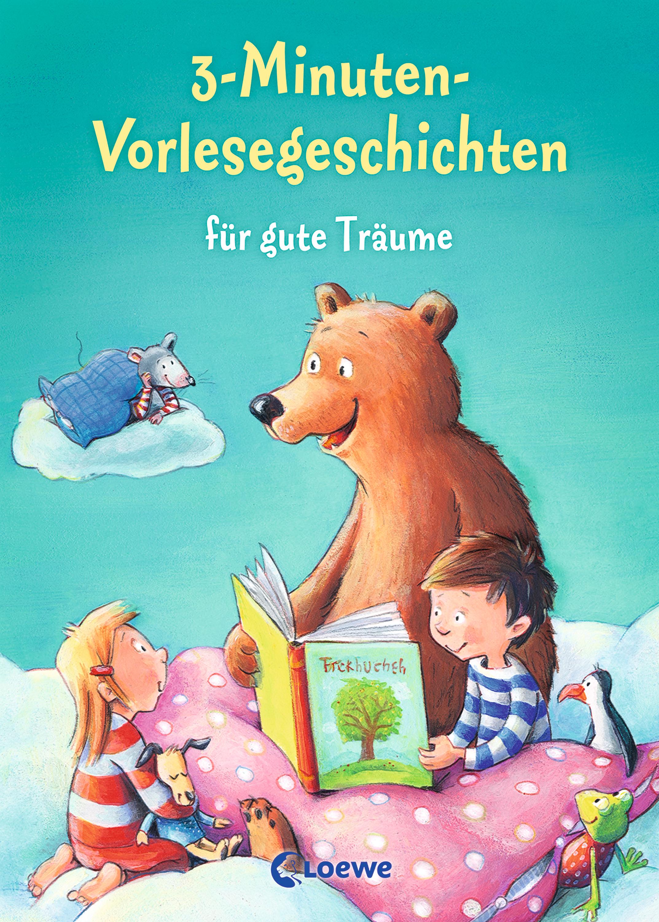 Vorderes Coverbild 3-Minuten-Vorlesegeschichten für gute Träume