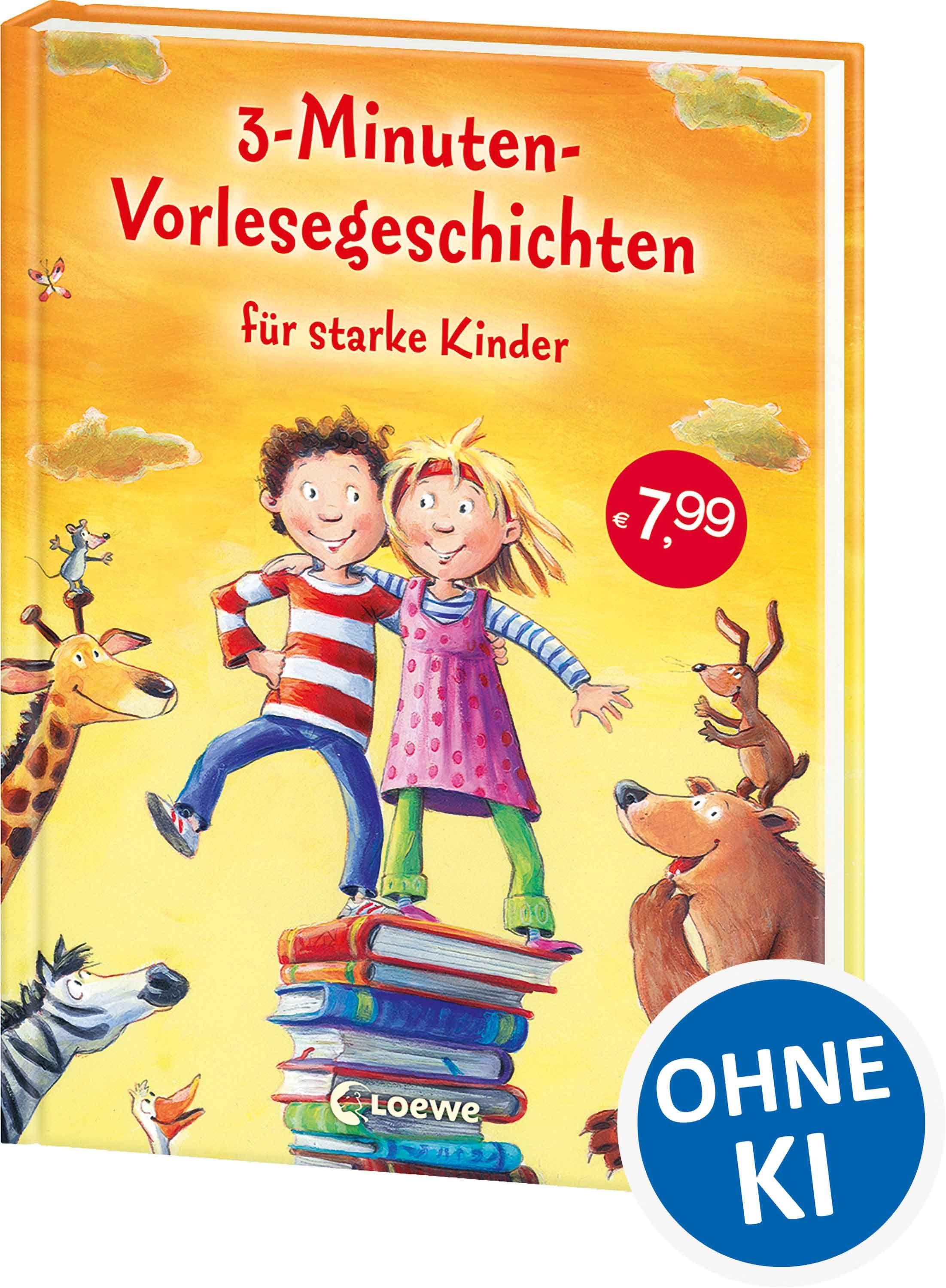 Vorderes Coverbild 3-Minuten-Vorlesegeschichten für starke Kinder