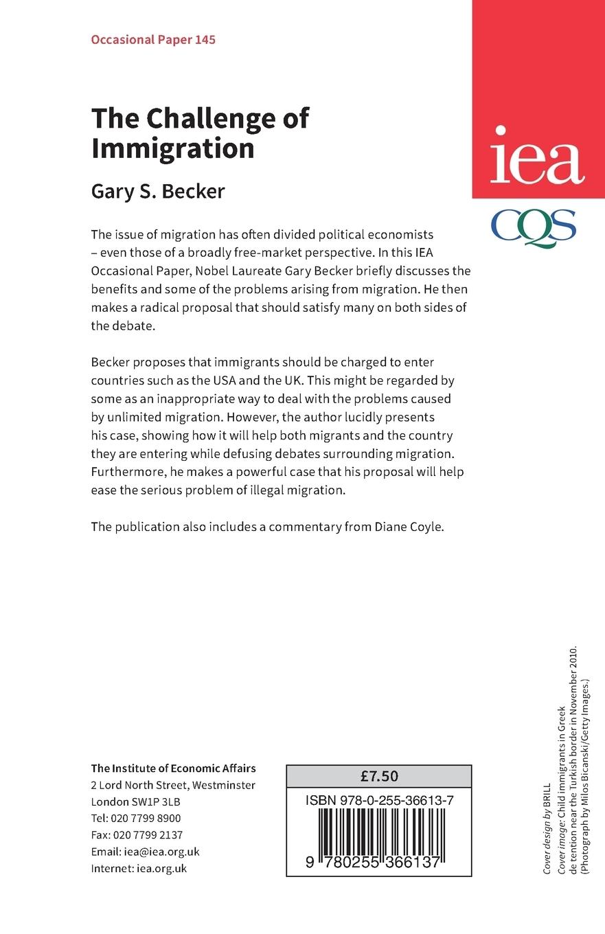 Rückseitencover The Challenge of Immigration