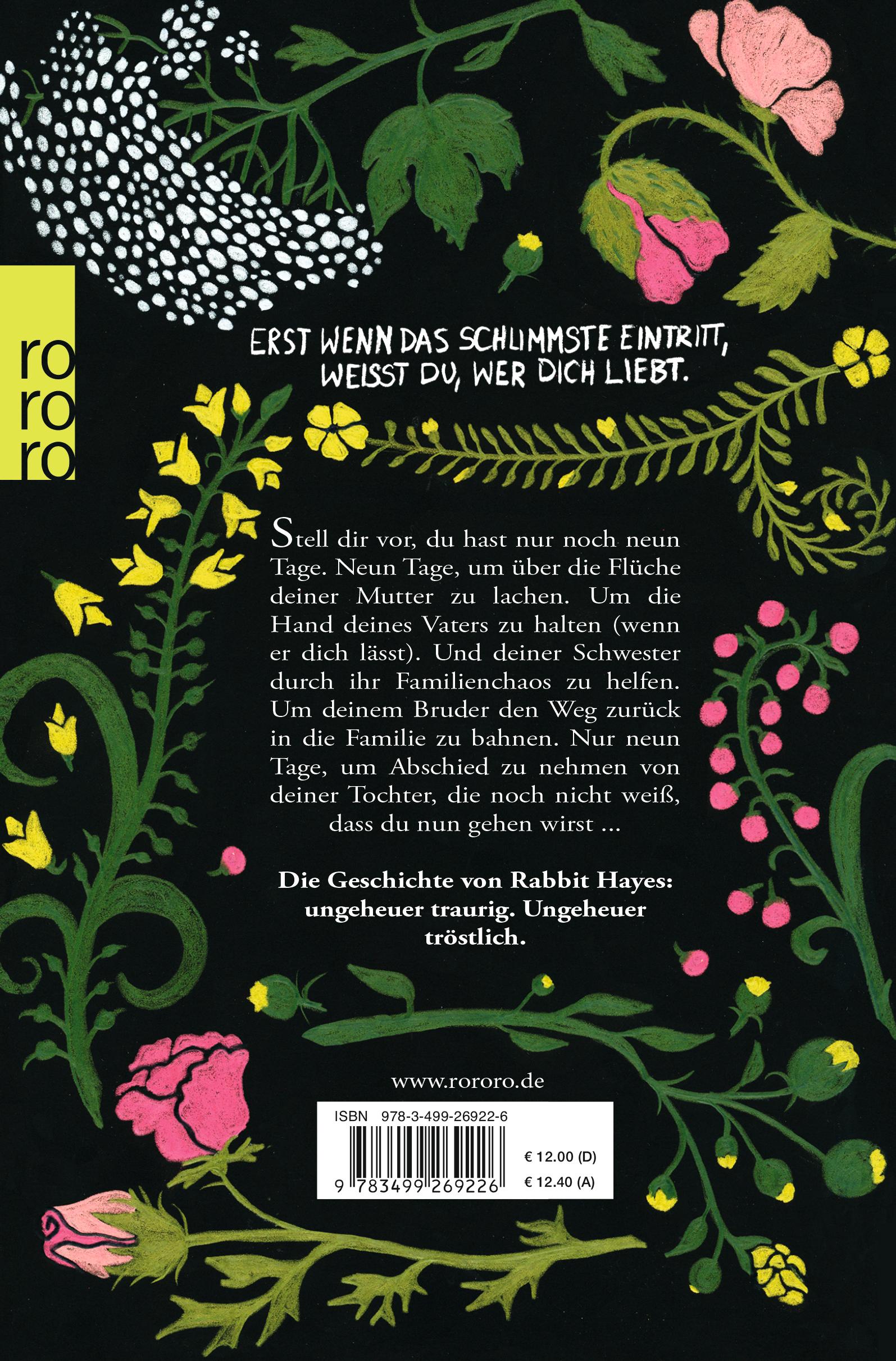Rückseitencover Die letzten Tage von Rabbit Hayes