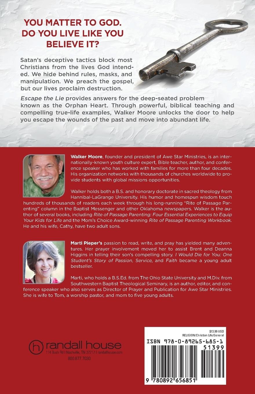 Rückseitencover Escape the Lie