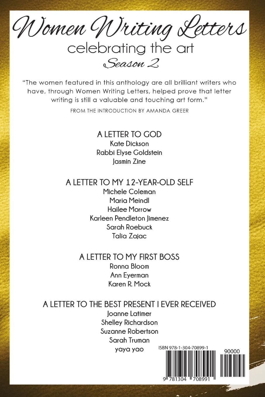 Rückseitencover Women Writing Letters