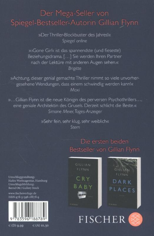 Rückseitencover Gone Girl - Das perfekte Opfer