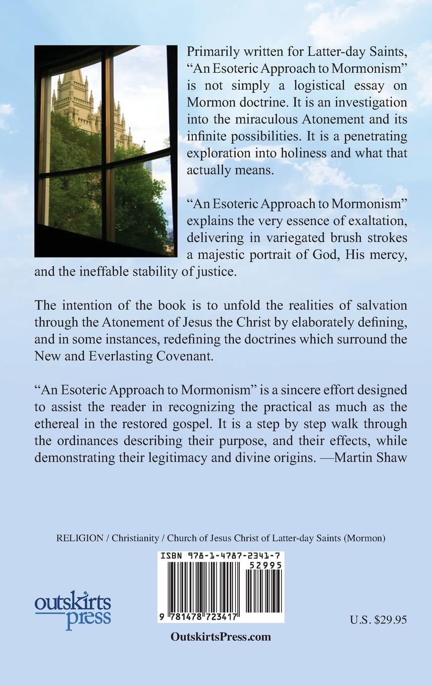 Rückseitencover An Esoteric Approach to Mormonism