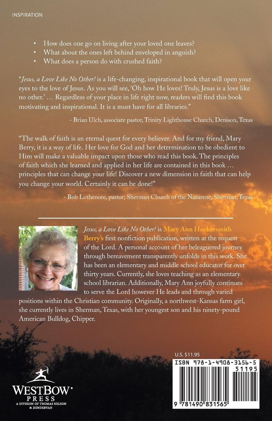 Rückseitencover Jesus, a Love Like No Other!