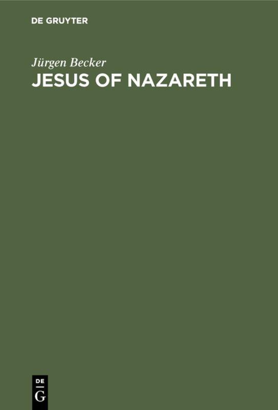 Vorderes Coverbild Jesus of Nazareth