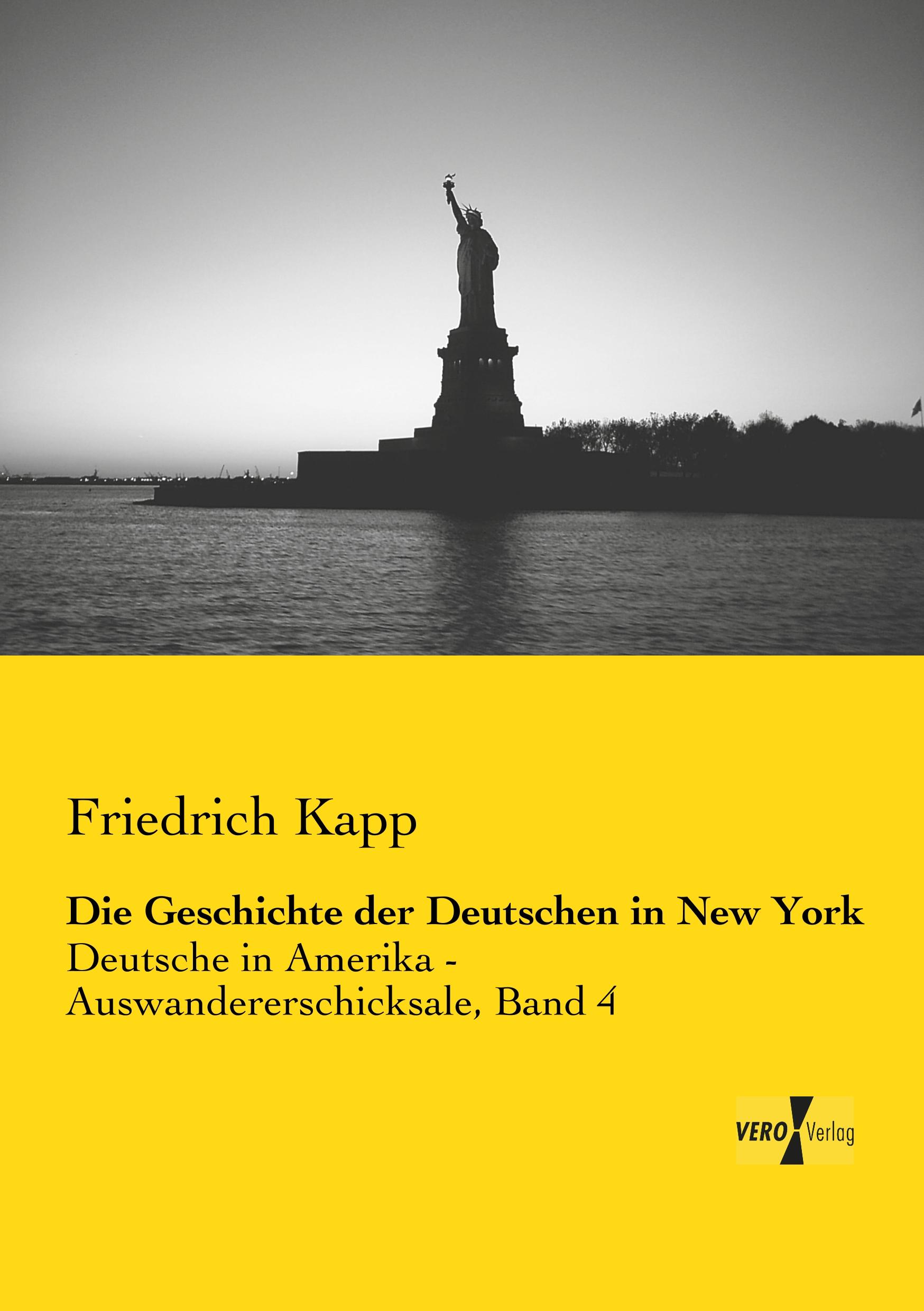 Vorderes Coverbild Die Geschichte der Deutschen in New York