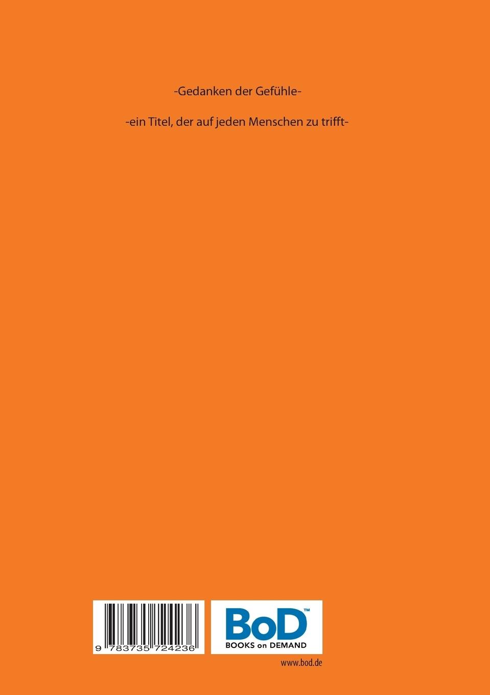 Rückseitencover Gedanken der Gefühle