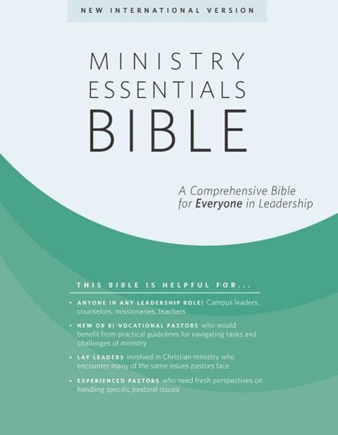 Vorderes Coverbild Ministry Essentials Bible-NIV: A Comprehensive Bible for Everyone in Leadership