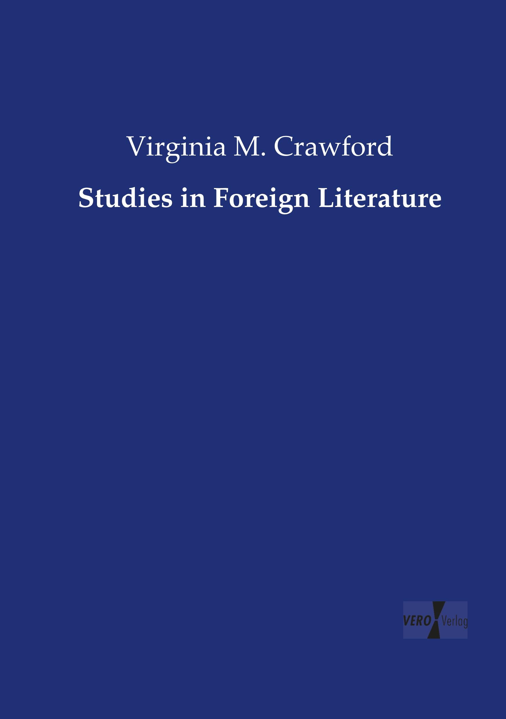 Vorderes Coverbild Studies in Foreign Literature