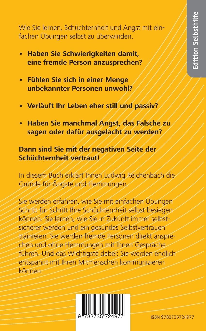 Rückseitencover Endlich nicht mehr schüchtern - Schritt für Schritt die eigene Schüchternheit besiegen