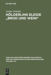 Vorderes Coverbild Hölderlins Elegie "Brod und Wein"
