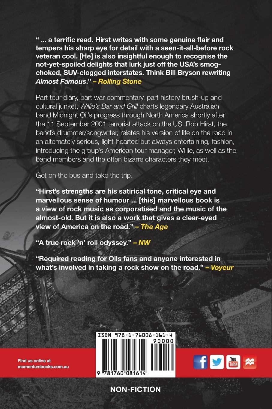 Rückseitencover Willie's Bar and Grill