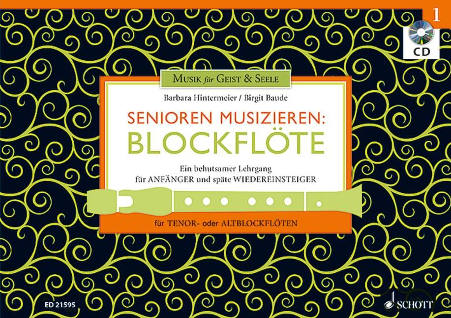 Vorderes Coverbild Senioren musizieren: Blockflöte. Lehrbuch mit CD