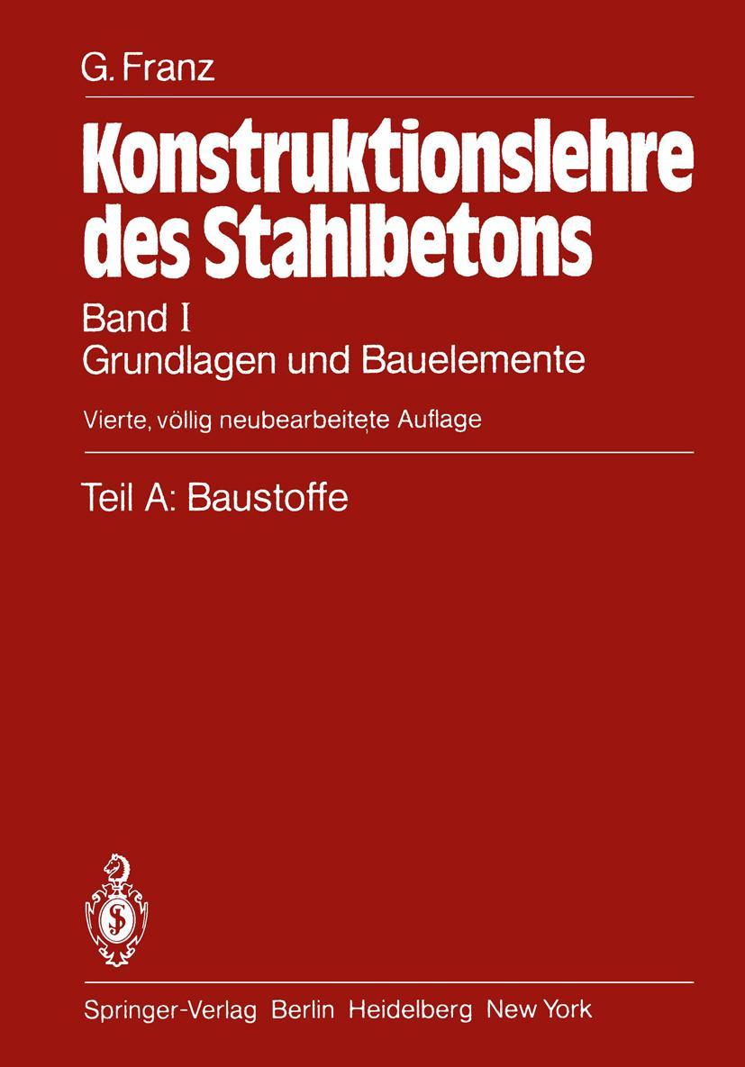 Vorderes Coverbild Teil A: Baustoffe