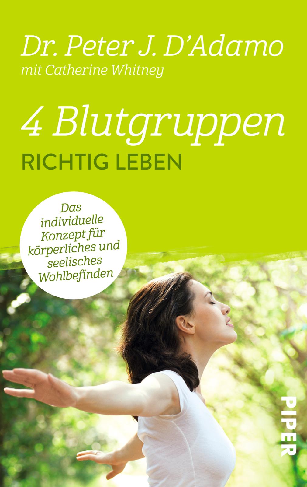 Vorderes Coverbild 4 Blutgruppen - Richtig leben