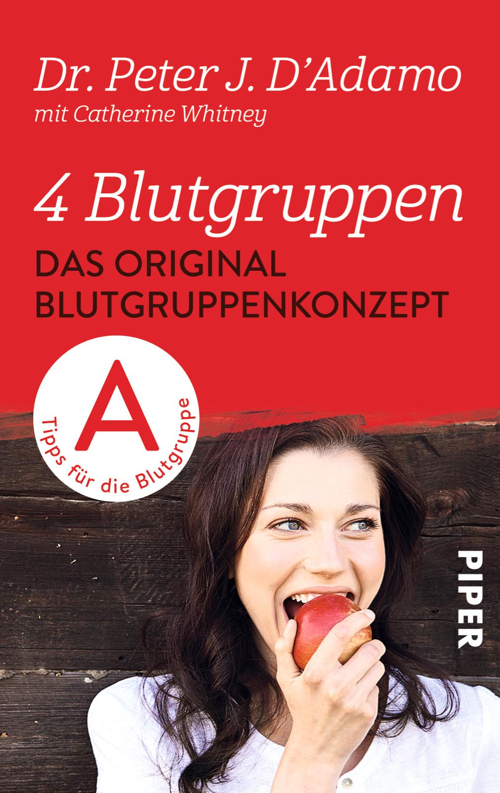 Vorderes Coverbild 4 Blutgruppen - Das Original-Blutgruppenkonzept