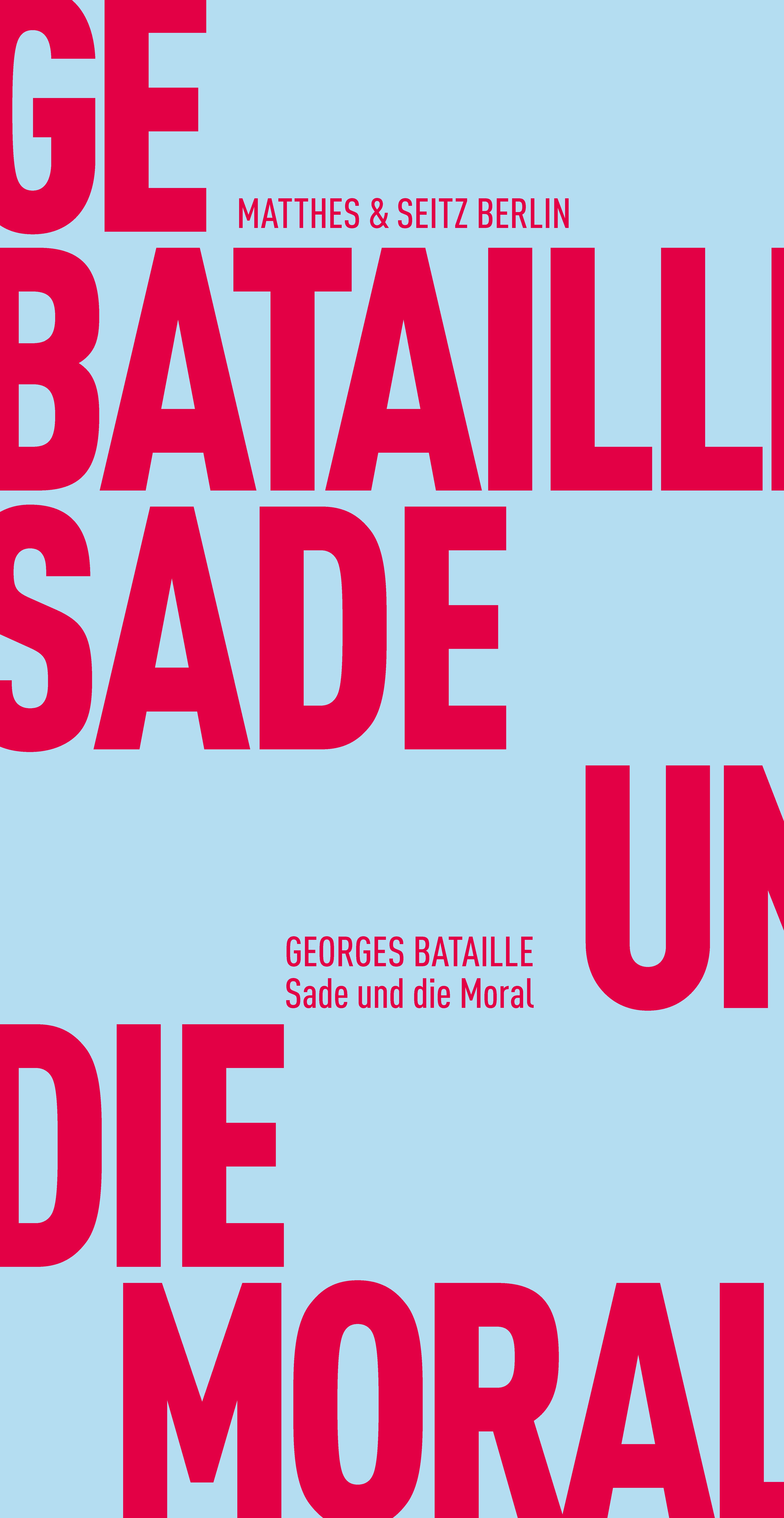 Vorderes Coverbild Sade und die Moral