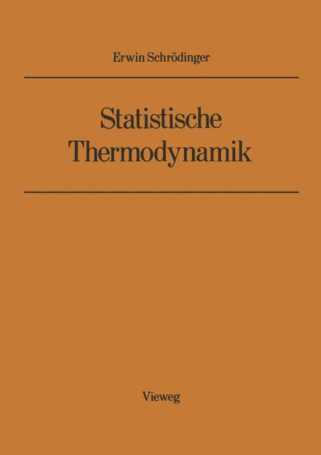 Vorderes Coverbild Statistische Thermodynamik