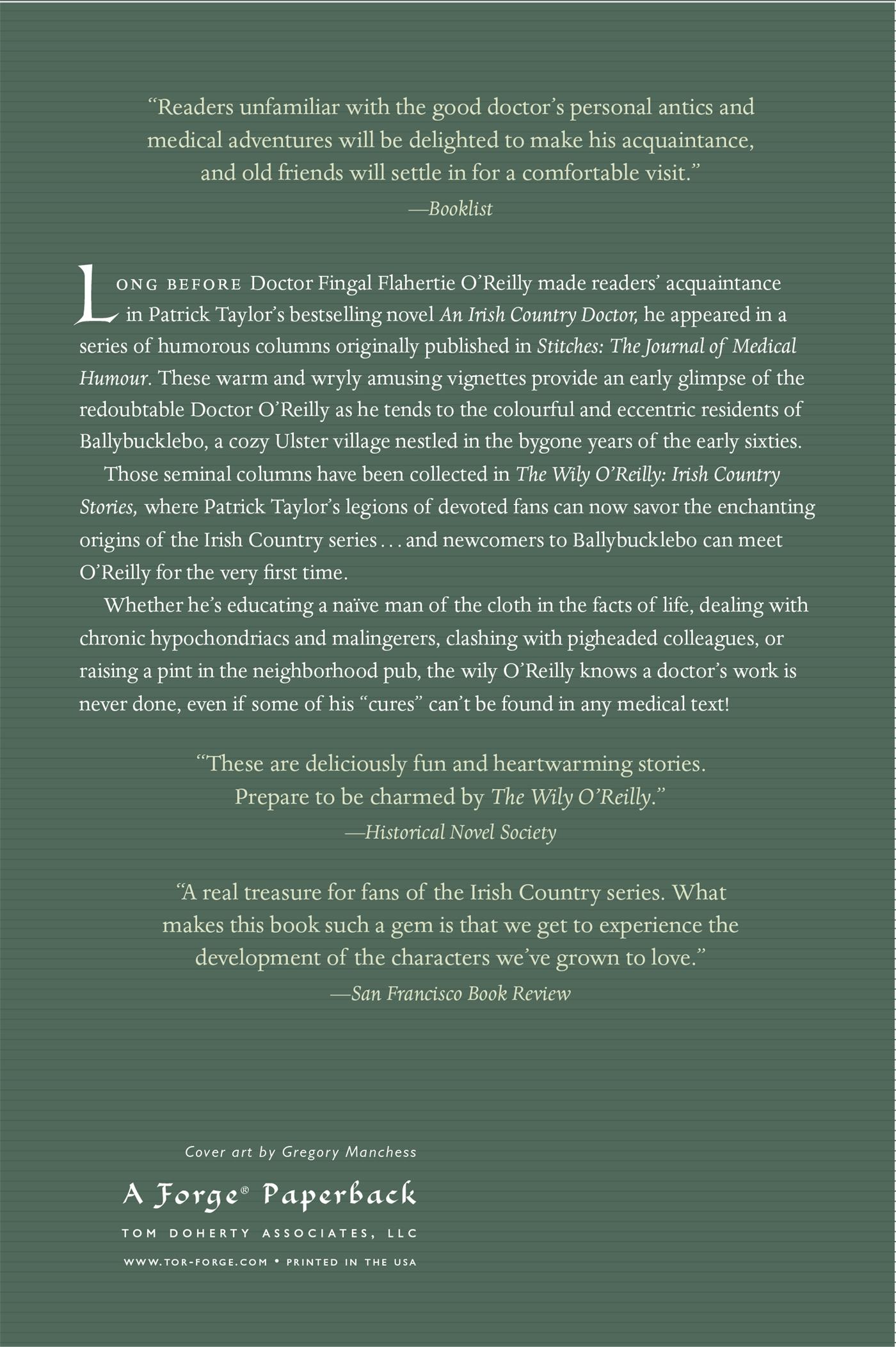 Rückseitencover Wily O'Reilly