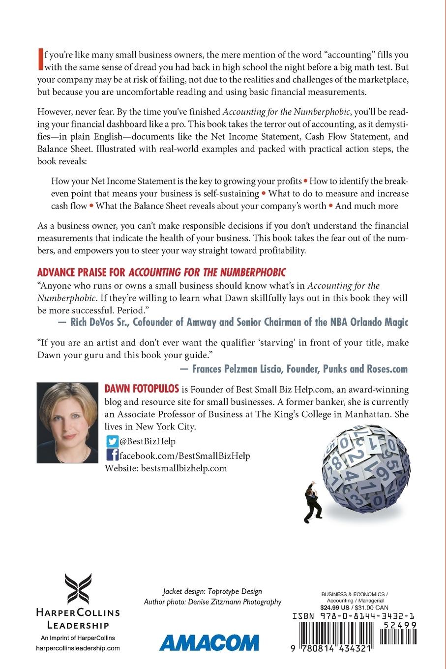 Rückseitencover The Accounting for the Numberphobic