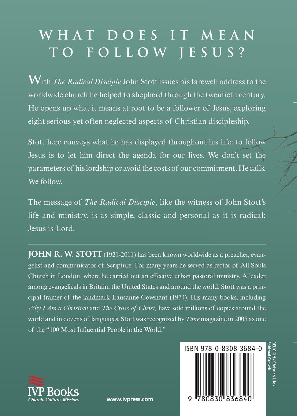 Rückseitencover The Radical Disciple