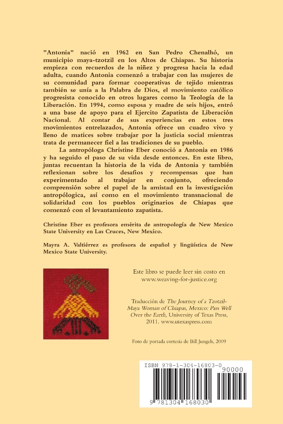 Rückseitencover Pasar bien por la tierra