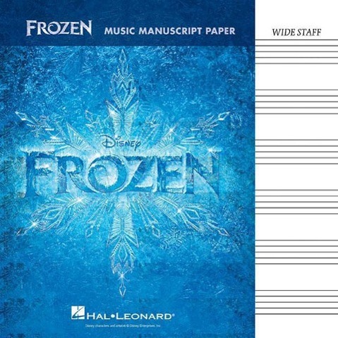Vorderes Coverbild Frozen: Music Manuscript Paper